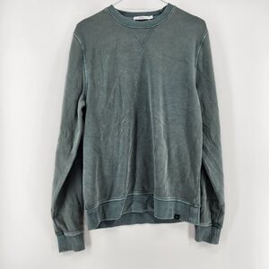 Threads 4 Thought Men's Green Small Long Sleeve Crewneck Sweater